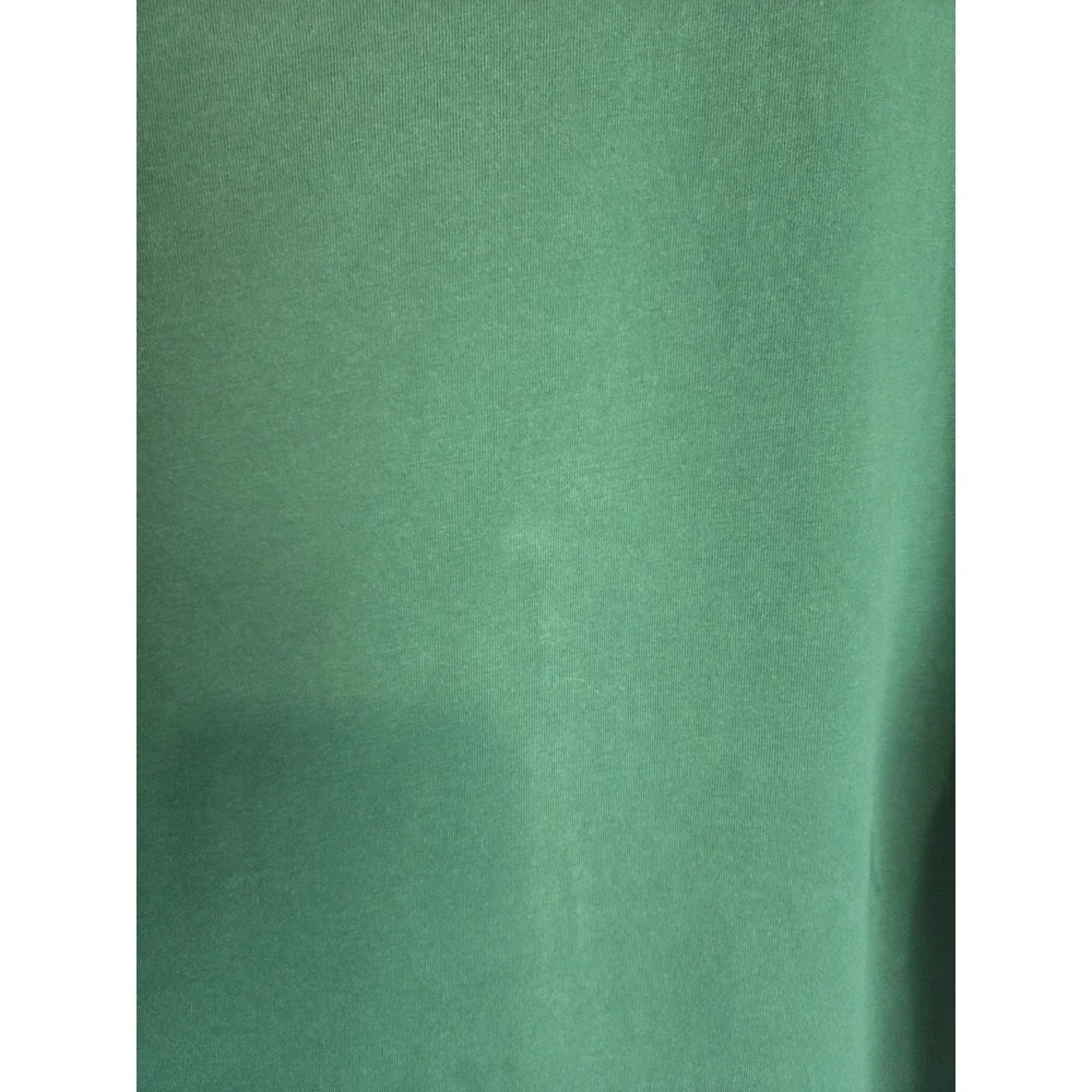 Vintage 90s Polo Ralph Lauren T-shirt Green Size Large Single Stitch Orange Pony